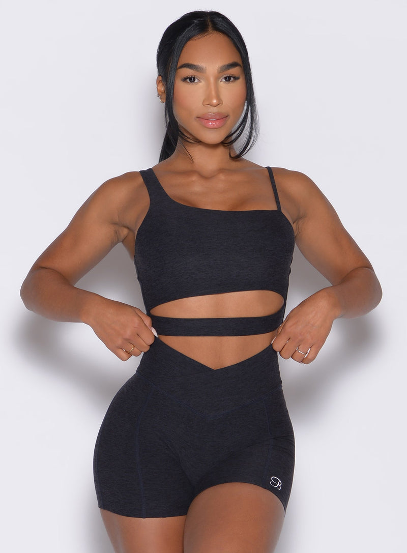 Asymmetrical Slit Bra