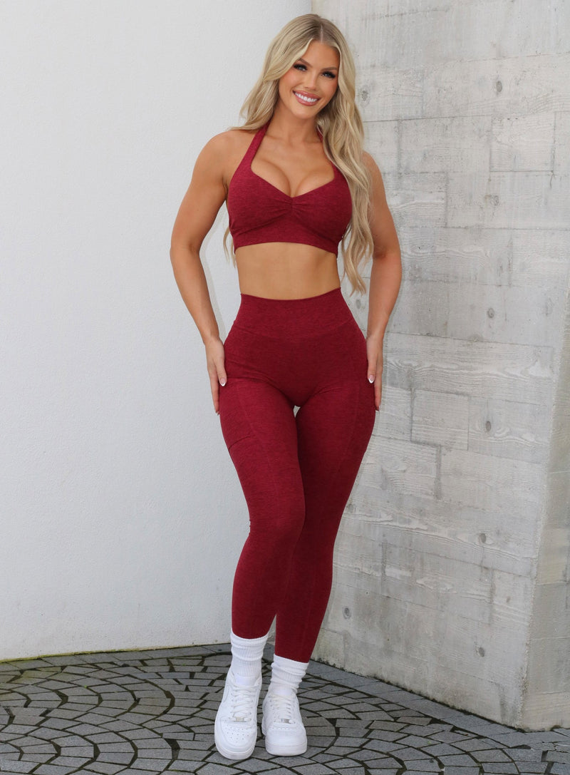 V Back Leggings