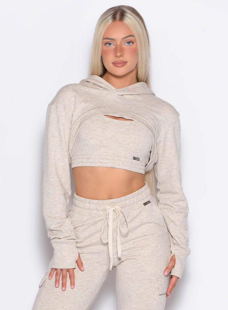 Sweat Bolero Hoodie