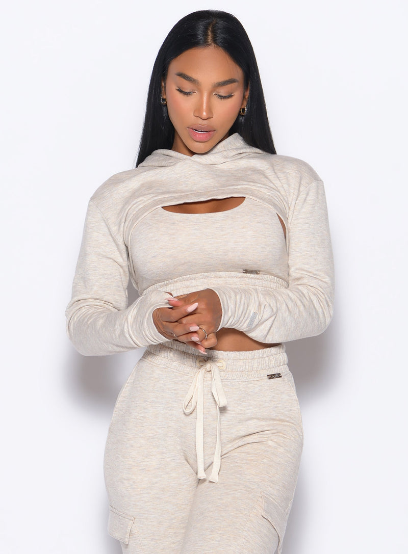 Sweat Bolero Hoodie
