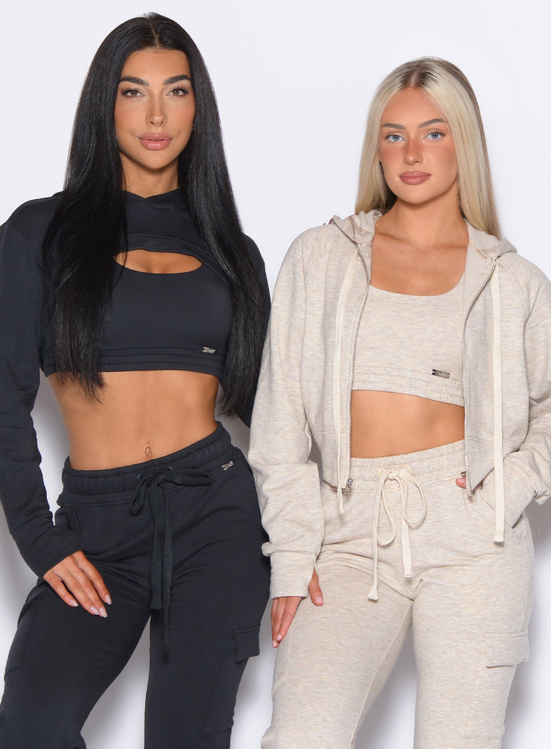 Sweat Bolero Hoodie