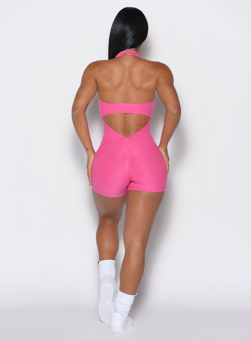 Backless Pocket Bodysuit Short