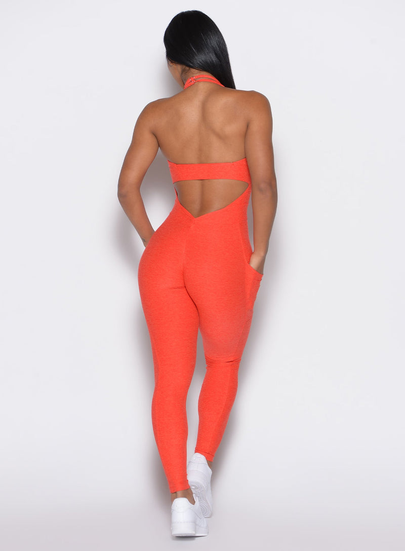 Backless Pocket Bodysuit
