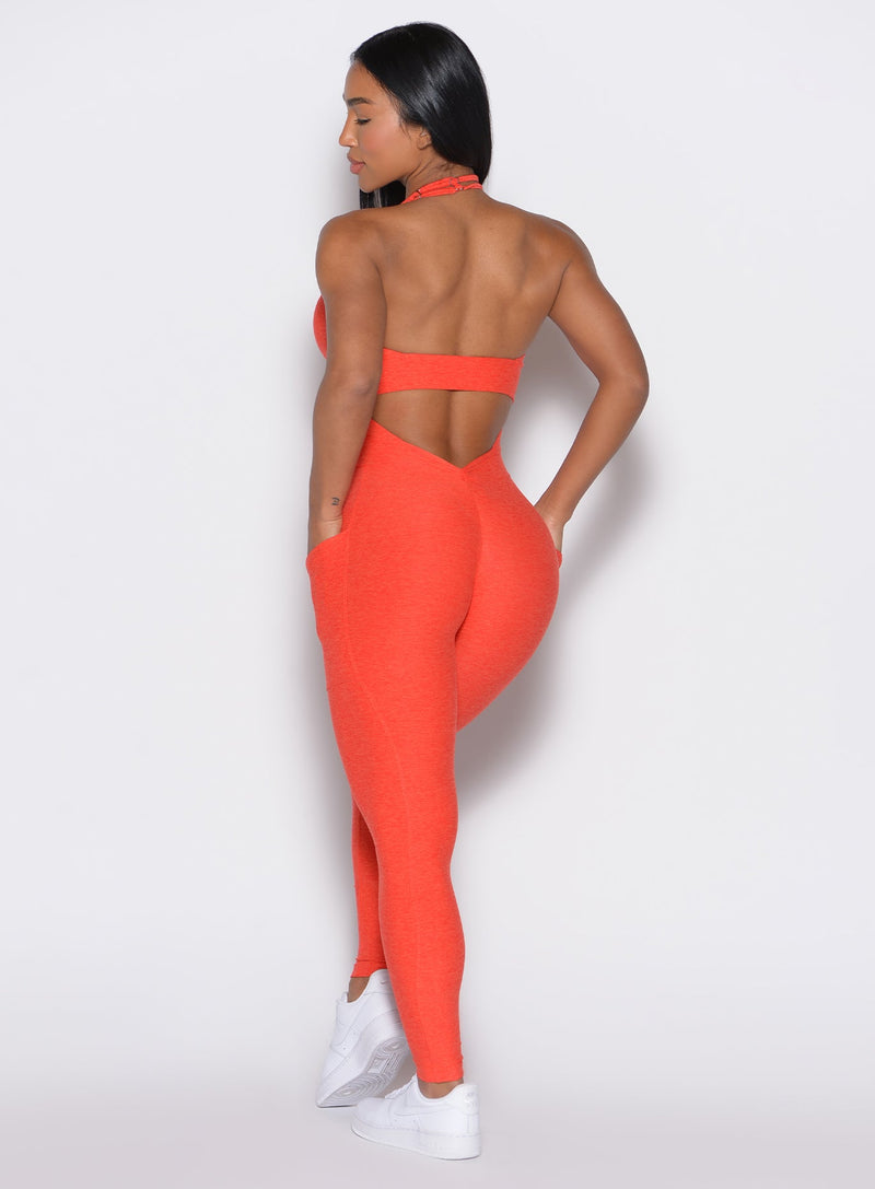 Backless Pocket Bodysuit
