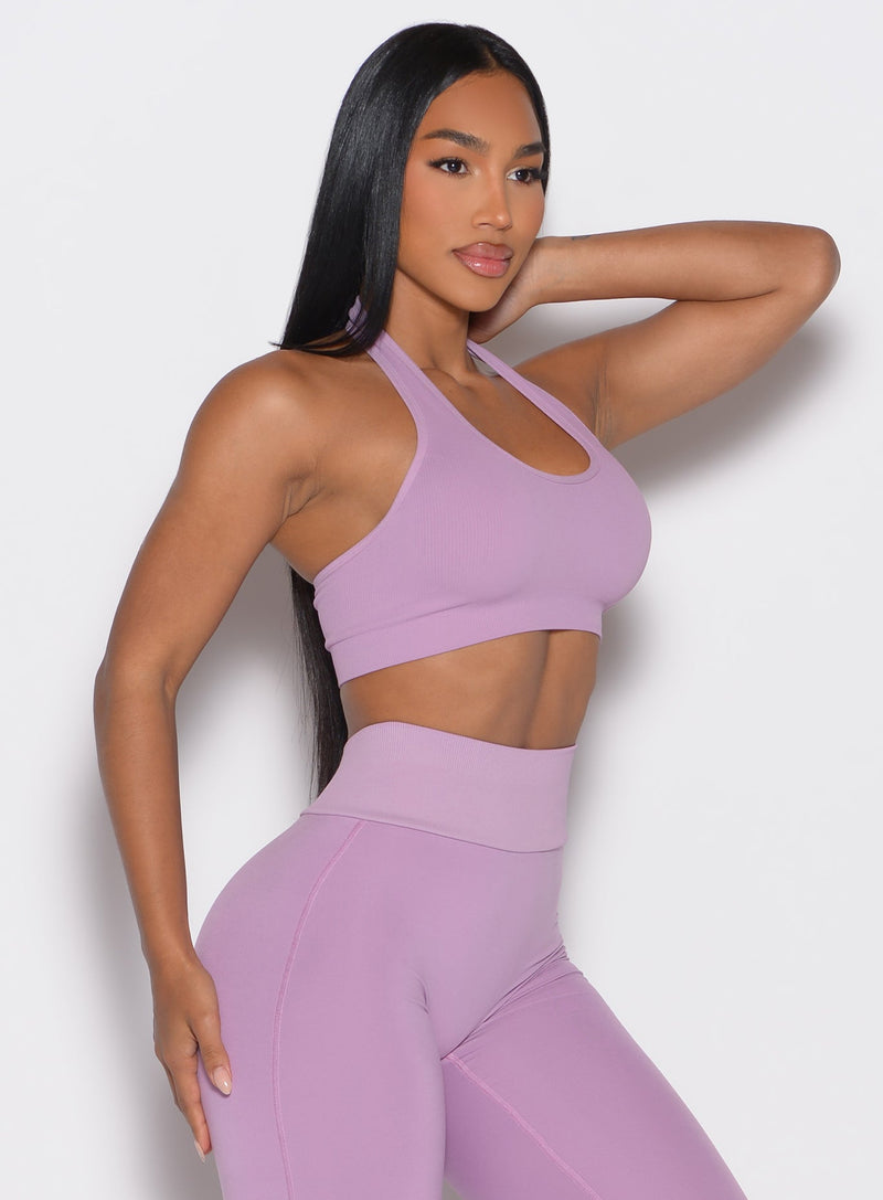 Rib Backless Bra