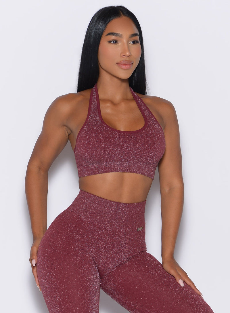 Shimmer Backless Bra