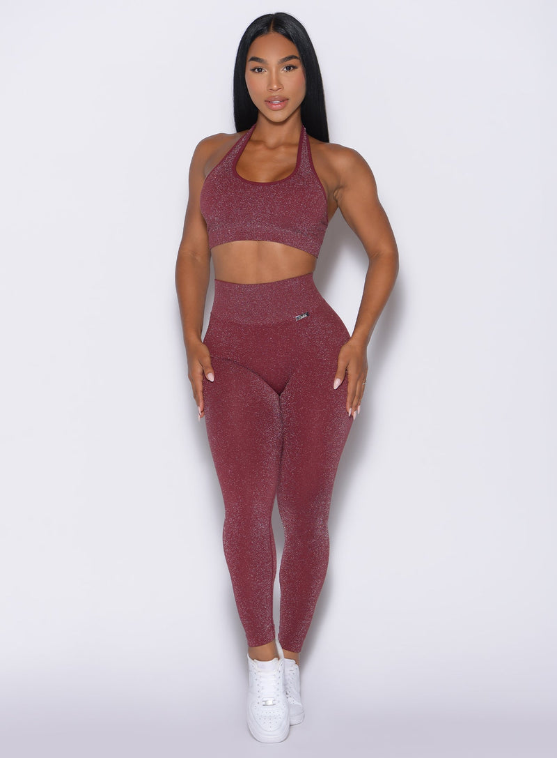Shimmer V Back Leggings