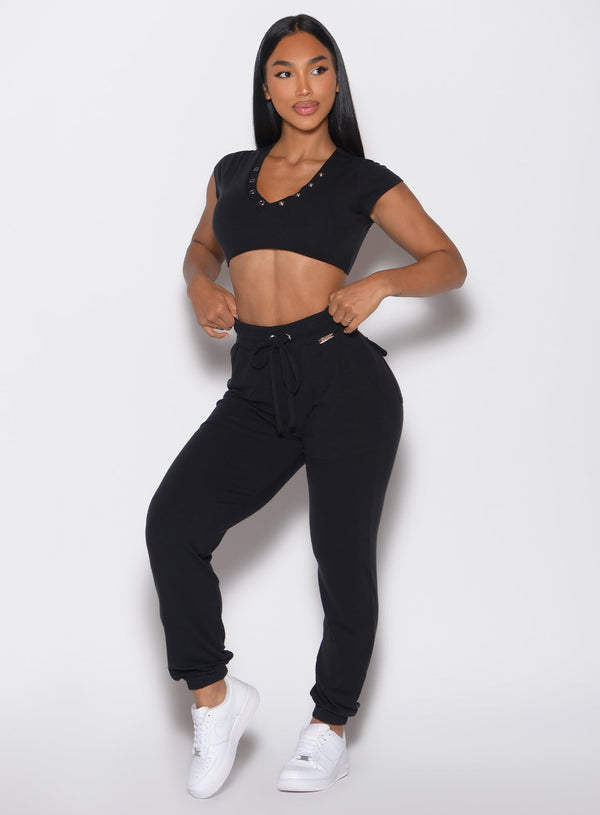 Snap Rib Joggers