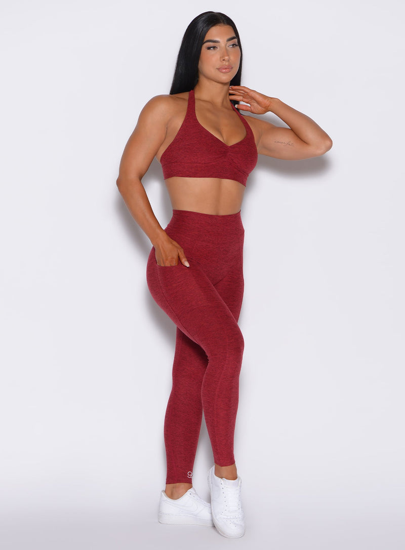 V Back Leggings