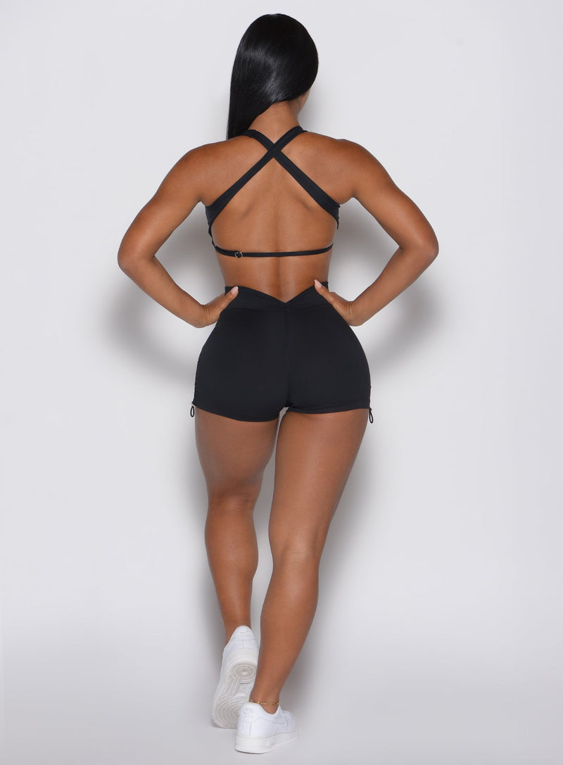 V Back Toggle Shorts